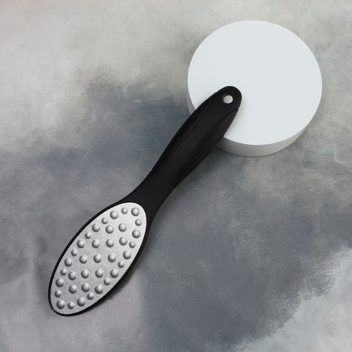 Пилка для ног, лазерная, двусторонняя, 23 см, цвет чёрный Пилка для ног, лазерная, двусторонняя, 23 см, цвет чёрный