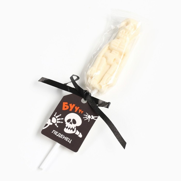 Хэллоуин Леденец на палочке, со вкусом пломбира «Череп», 22 г. Хэллоуин Леденец на палочке, со вкусом пломбира «Череп», 22 г.