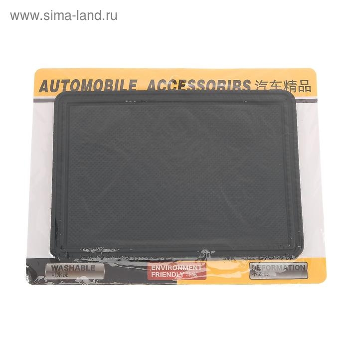 Коврик противоскольязщий 18×13 см с бортом, черный Коврик противоскольязщий 18×13 см с бортом, черный