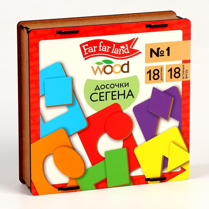 Лото «Досочки Сегена № 1», 18 досочек, 18 вставных фигур Лото «Досочки Сегена № 1», 18 досочек, 18 вставных фигур