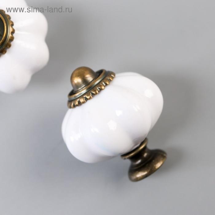 Ручка для шкатулки пластик Ручка для шкатулки пластик "Ретро" набор 2 шт бронза 3,8х3,3х3,3 см