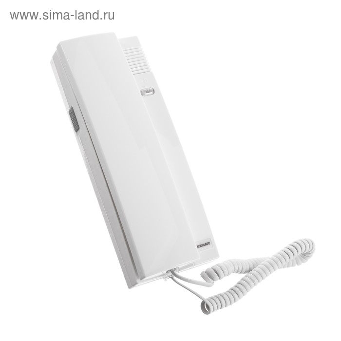Аудиотрубка для домофона Rexant 45-0348, индикатор, регулировка громкости, белая Аудиотрубка для домофона Rexant 45-0348, индикатор, регулировка громкости, белая