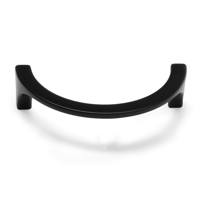 Ручка скоба CAPPIO полукруг, алюминий, м/о 96 мм, цвет чёрный Ручка скоба CAPPIO полукруг, алюминий, м/о 96 мм, цвет чёрный