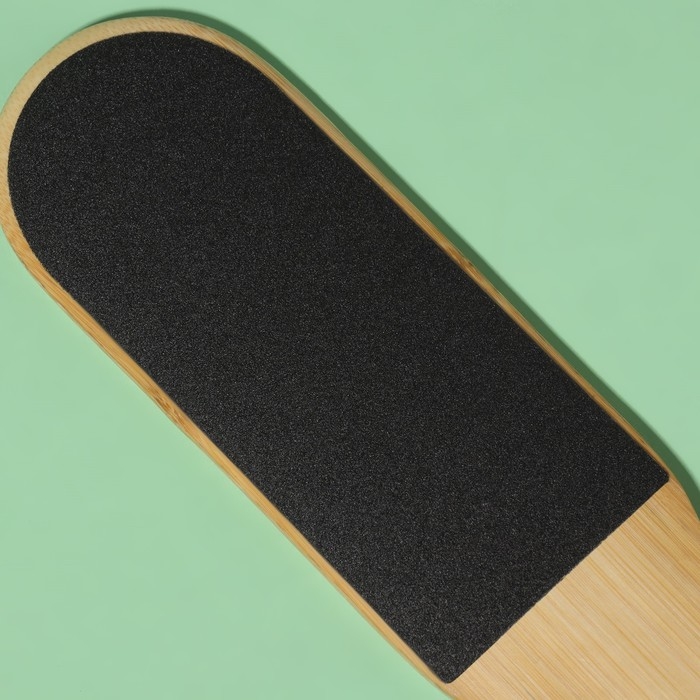 Пилка для ног «BAMBOO», наждачная, двусторонняя, изогнутая, 25 см, бамбуковая Пилка для ног «BAMBOO», наждачная, двусторонняя, изогнутая, 25 см, бамбуковая