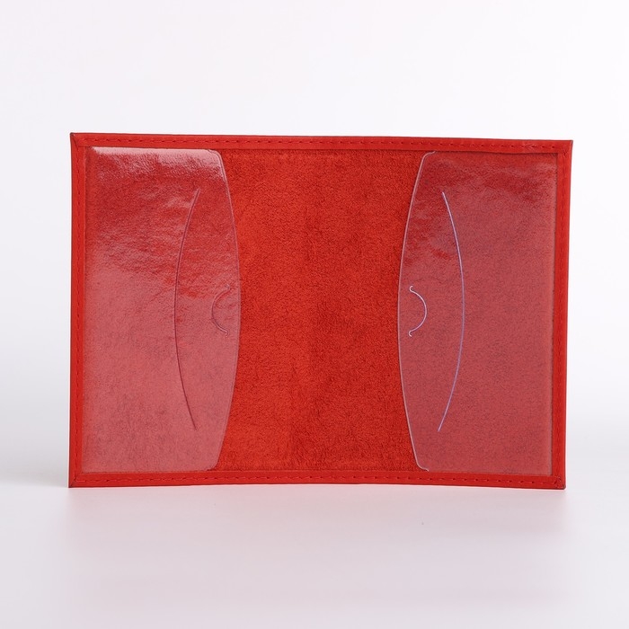 Обложка для паспорта, цвет красный Обложка для паспорта, цвет красный