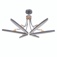 Люстра с ПДУ 1692/6 LED 168Вт 3000-6000К диммер серый 118х118х45 см BayerLux