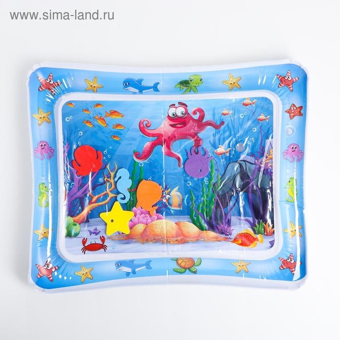 Акваковрик развивающий прямоугольный «Осьминог» Акваковрик развивающий прямоугольный «Осьминог»
