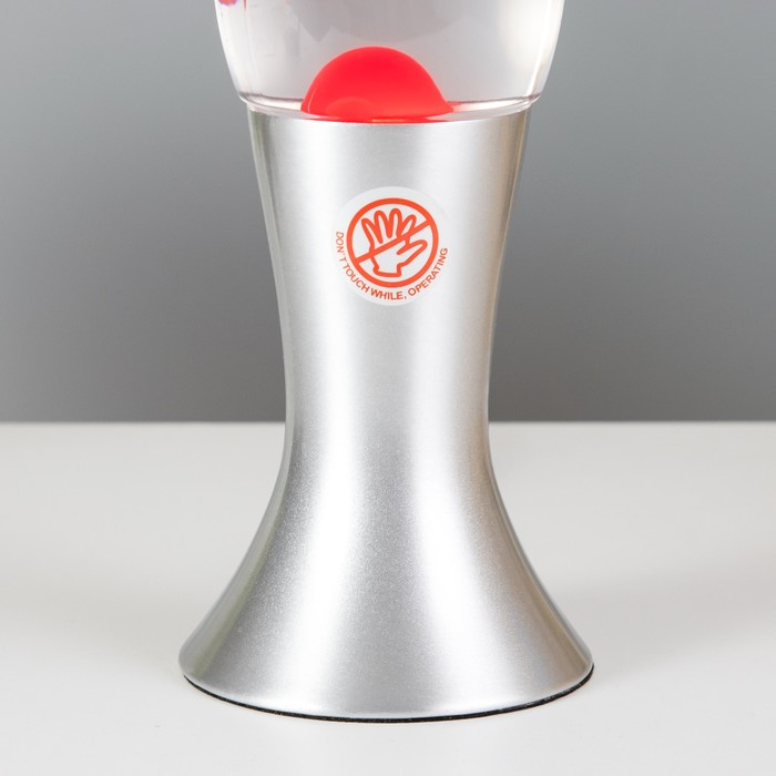 Лава-лампа Лава-лампа "Капля" Е14 h=38 см сиреневый