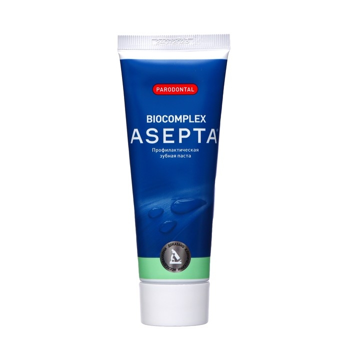 Зубная паста Асепта, биокомплекс, 75 мл Зубная паста Асепта, биокомплекс, 75 мл