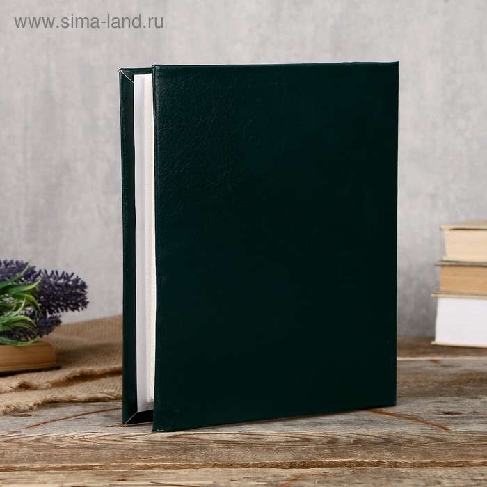 Фотоальбом Fotografia на 100 фото Фотоальбом Fotografia на 100 фото "Классика" 15x21 см зелёный