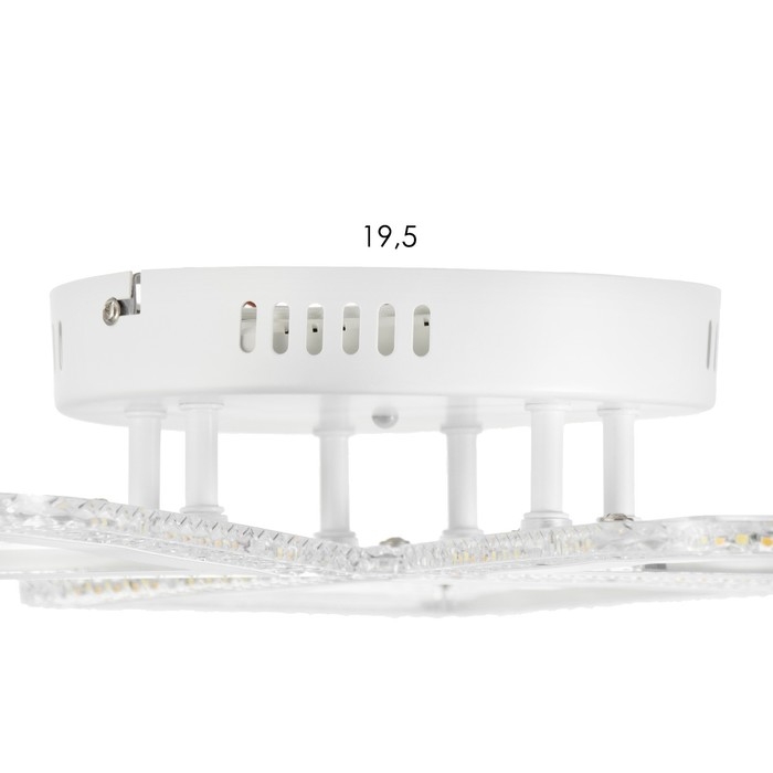 Люстра светодиодная дим. LOSANGA ДУ 3 реж. , 72Вт белый Ø71.5х7.5см Ritter Люстра светодиодная дим. LOSANGA ДУ 3 реж. , 72Вт белый Ø71.5х7.5см Ritter