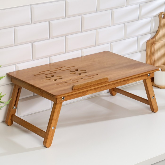 Столик для ноутбука складной, 30х50 см, дерево Столик для ноутбука складной, 30х50 см, дерево