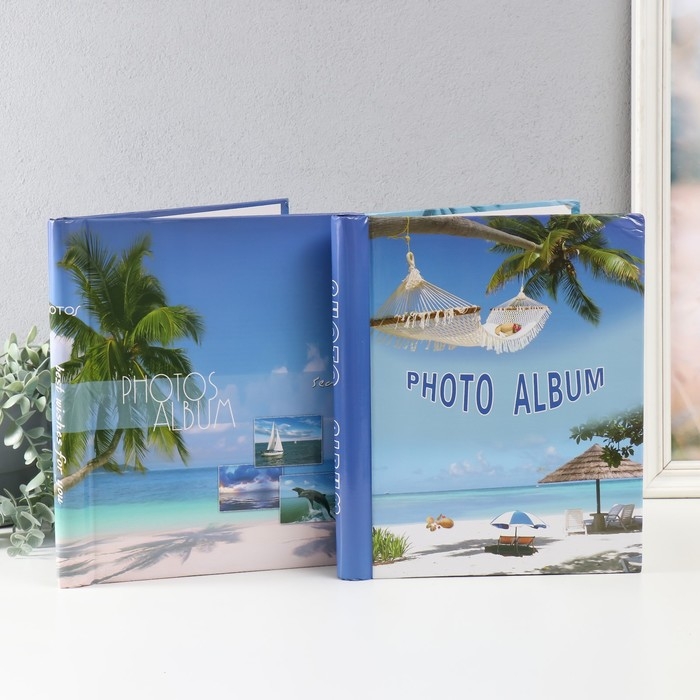 Фотоальбом магнитный 20 листов Фотоальбом магнитный 20 листов "Побережье" 29х24 см МИКС