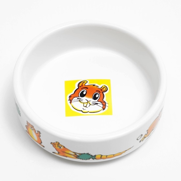 Миска керамическая для грызунов Миска керамическая для грызунов "Лакомство" 80 мл 8,5 х 3 см