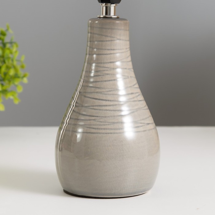 Настольная лампа Настольная лампа "Реймс" Е14 40Вт серый 17х17х32 см RISALUX