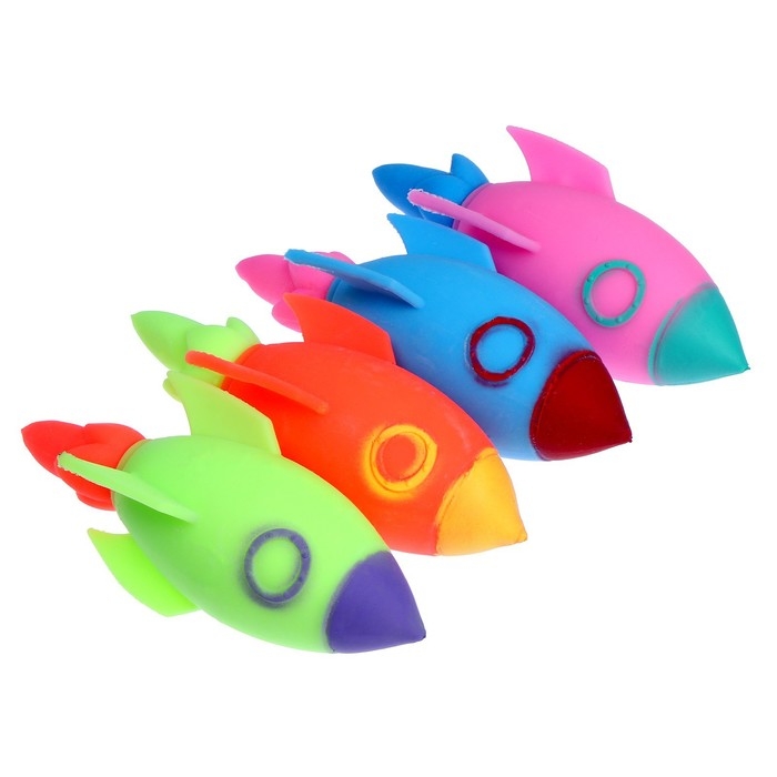 Антистресс сквиш мялка «Ракета», с пастой, цвета МИКС, в шоубоксе Антистресс сквиш мялка «Ракета», с пастой, цвета МИКС, в шоубоксе