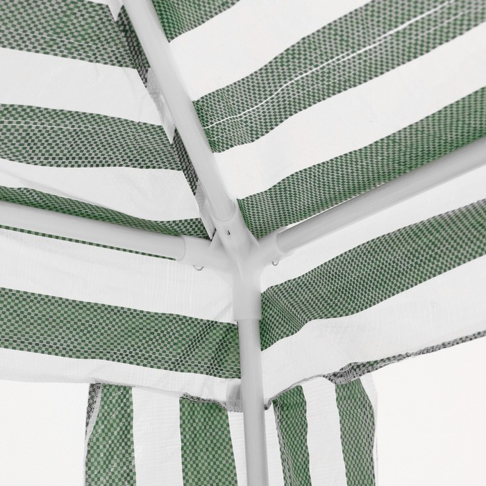 Шатер садовый 3*3м белый, закрытый зауженный Шатер садовый 3*3м белый, закрытый зауженный