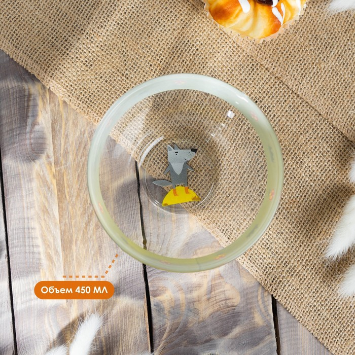 Набор детской посуды Доляна «Лесные забавы», 3 предмета: миска 450 мл, тарелка d=20 см, кружка 200 мл Набор детской посуды Доляна «Лесные забавы», 3 предмета: миска 450 мл, тарелка d=20 см, кружка 200 мл