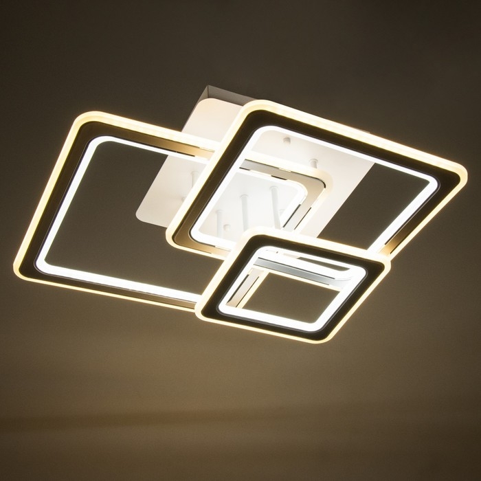 Люстра Люстра "Индира"с ПДУ LED 250Вт 3000-6000Вт белый 53,5х53,5х15см BayerLux