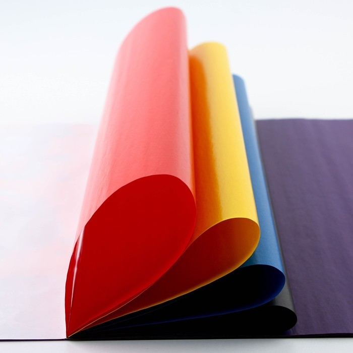 Бумага цветная двусторонняя А4 &laquo;1 сентября:Учись на 5&raquo; 24 листа 8 цветов мелованная, плотность 70-75 г/м&sup2;, обложка 80 г/м&sup2;