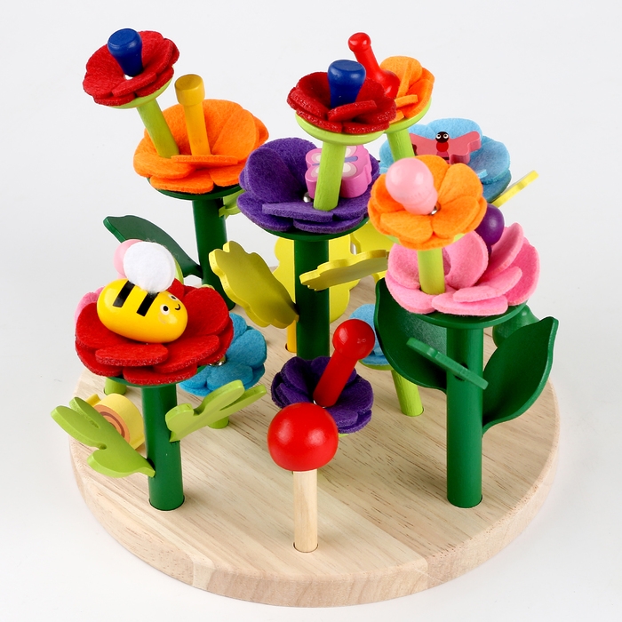 Развивающая игра «Цветочная клумба» 19 × 20,5 × 6,5 см Развивающая игра «Цветочная клумба» 19 × 20,5 × 6,5 см