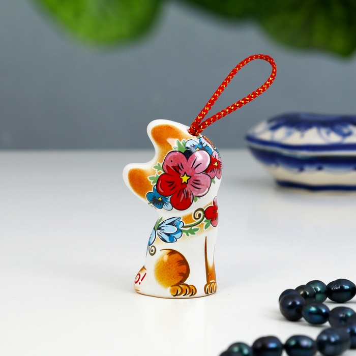 Сувенирный колокольчик  Сувенирный колокольчик "Котёнок. Любовь", 6 см, микс