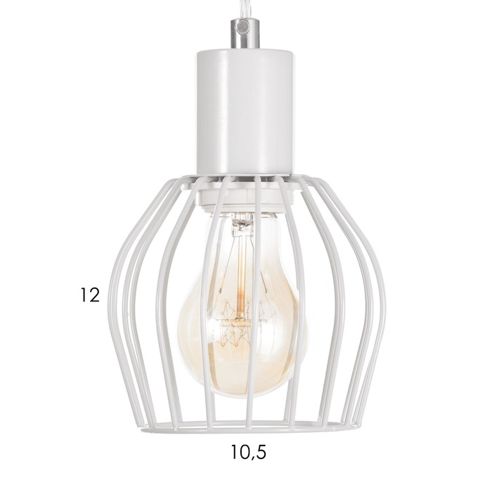 Светильник подвесной Светильник подвесной "Лофт" 1х25Вт Е27 Серый 12х116х11