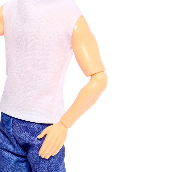 Кукла-модель «Высокая мода», чёрный полушубок Кукла-модель «Высокая мода», чёрный полушубок