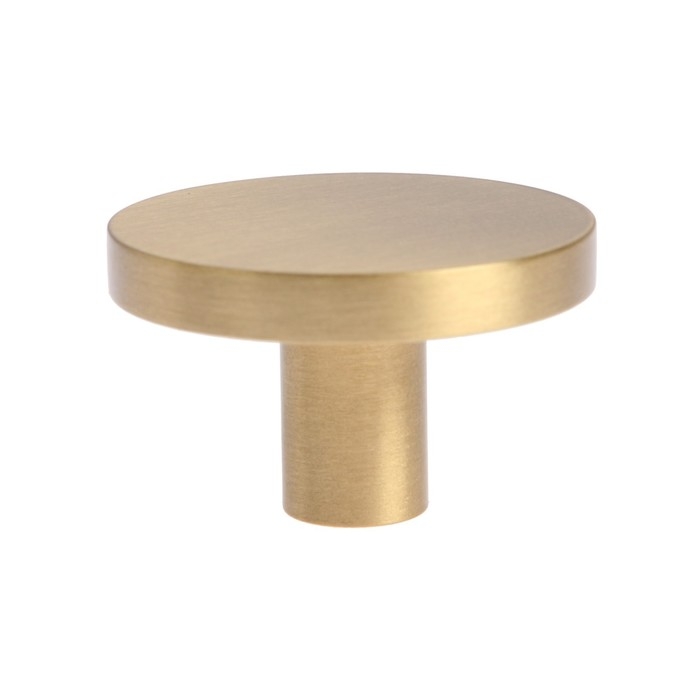 Ручка-кнопка CAPPIO, d=33 мм, h=20 мм., латунь, цвет золото Ручка-кнопка CAPPIO, d=33 мм, h=20 мм., латунь, цвет золото