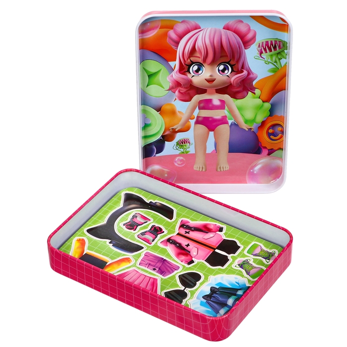 Магнитный набор «Мир аниме», в жестяной коробке Магнитный набор «Мир аниме», в жестяной коробке