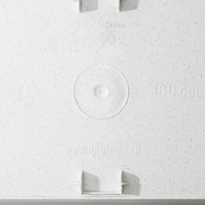 Ящик балконный для цветов, 18 л, 100 см, цвет мраморный Ящик балконный для цветов, 18 л, 100 см, цвет мраморный