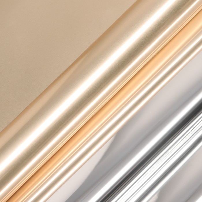 Пленка для цветов, Пленка для цветов,"Металлик", 0,58 х 10м ±1 см, золотой