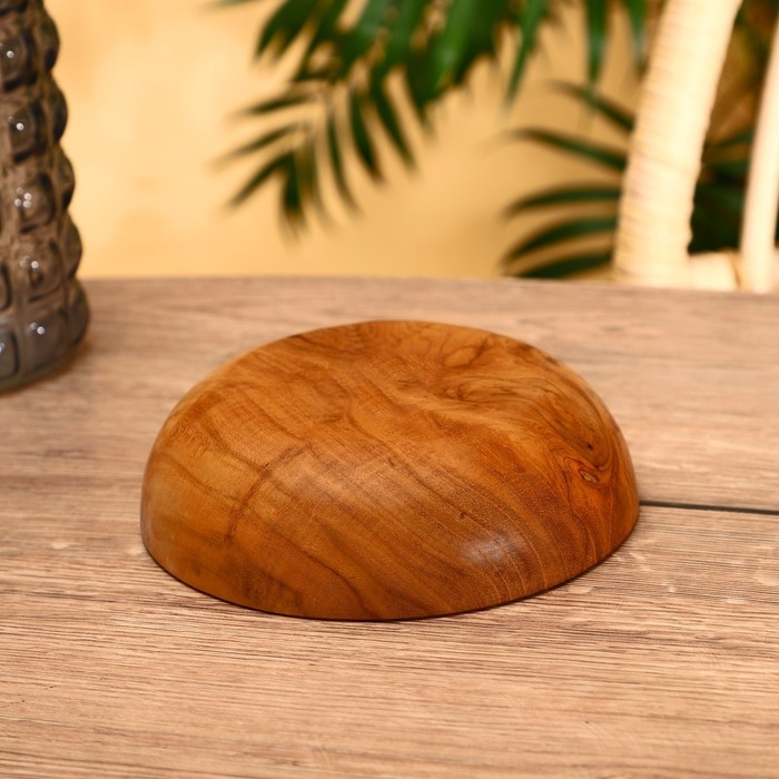 Миска 18х18х5 см, тиковое дерево Миска 18х18х5 см, тиковое дерево