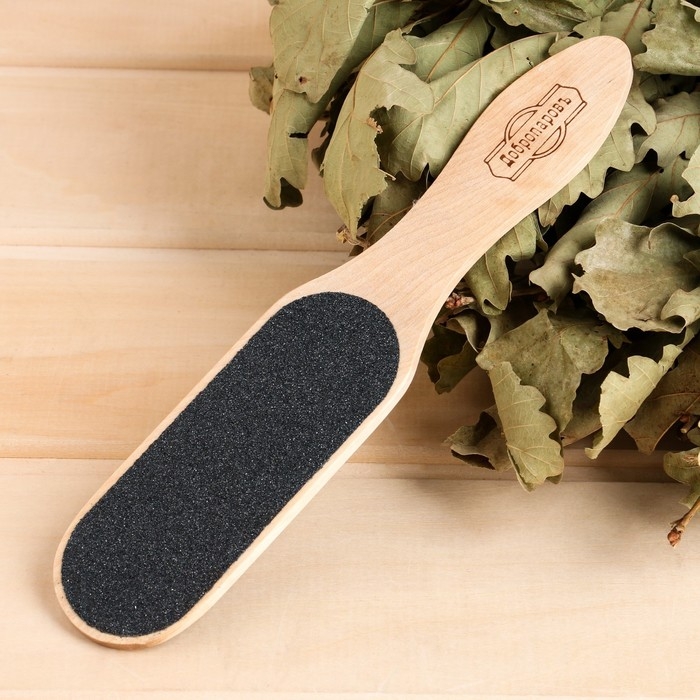 Пилка для ног банная абразивная (150/80), алтайская берёза, 20х4,3х0,4 см Пилка для ног банная абразивная (150/80), алтайская берёза, 20х4,3х0,4 см