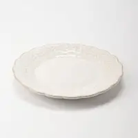 Блюдце &laquo;Колос&raquo;, d=15.5 см, фарфор, молочное