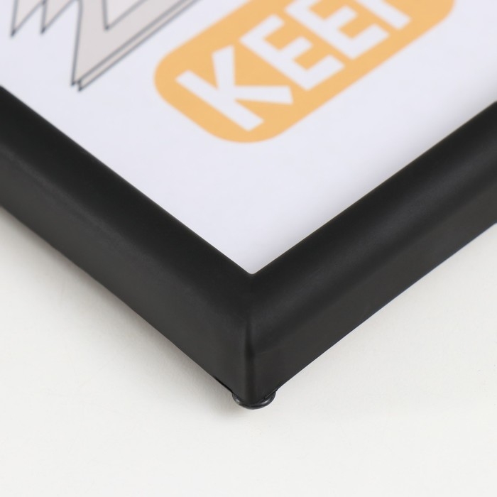 Фоторамка пластик 21х30 см 4 серия, чёрный Фоторамка пластик 21х30 см 4 серия, чёрный