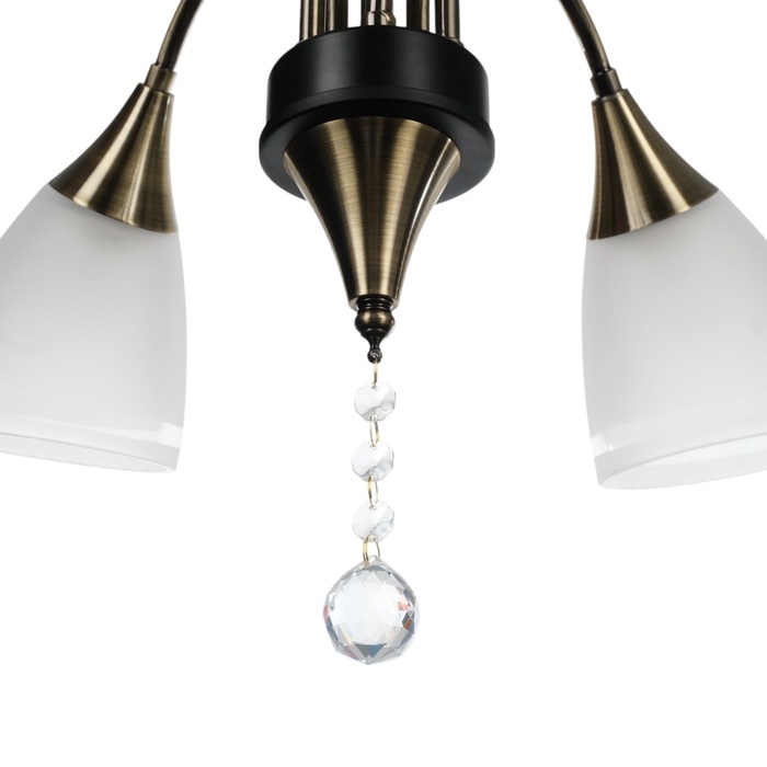 Люстра Люстра "Сандра" 5хЕ27 40Вт черно-бронзовый 65х65х30 см