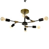 Люстра 2427/6 E27 40Вт черно-бронзовый 61х61х25,5 см BayerLux