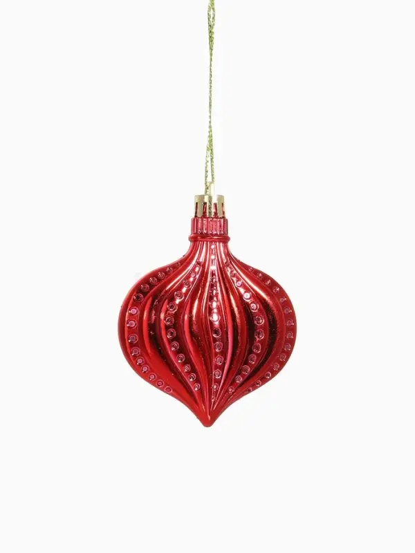 Набор украшений пластик 16 шт Набор украшений пластик 16 шт "Ярмарка волшебства" 8 см, красный