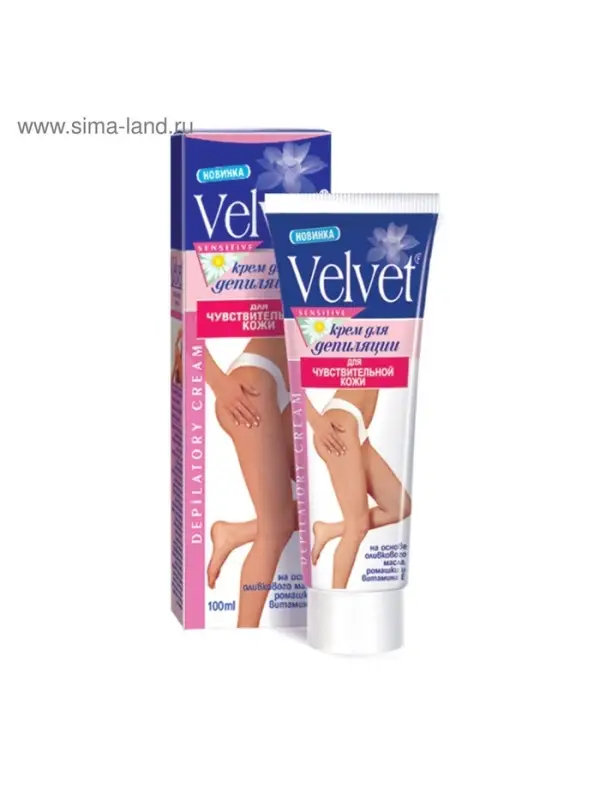 Депилятор Velvet, для чувствительной кожи, 100 мл