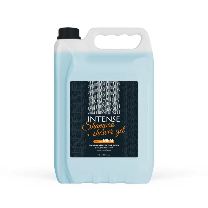 Шампунь - гель для душа INTENSE 2 в 1 FOR MEN 5 л. (ПЭНД) Clean&Green CG8334