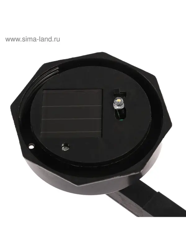 Садовый светильник &laquo;Шар&raquo;, уличный, на солнечной батарее, 14&times;15&times;10 см, 1 LED, свечение белое