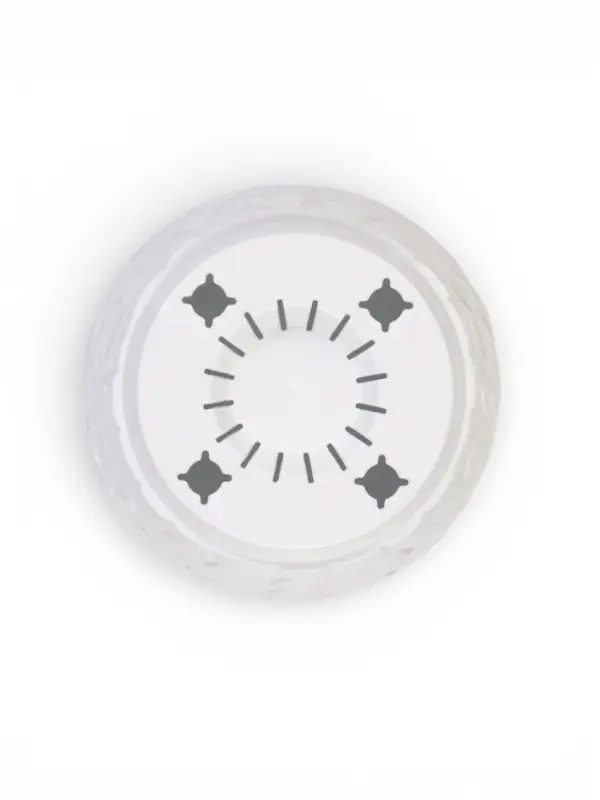 Горшок для цветов с поддоном &laquo;Камешки&raquo;, 1.6 л, пластиковый, белый