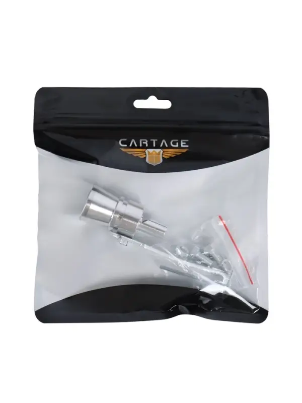 Свисток в глушитель, размер M, под диаметр трубы 37-48 мм, хром