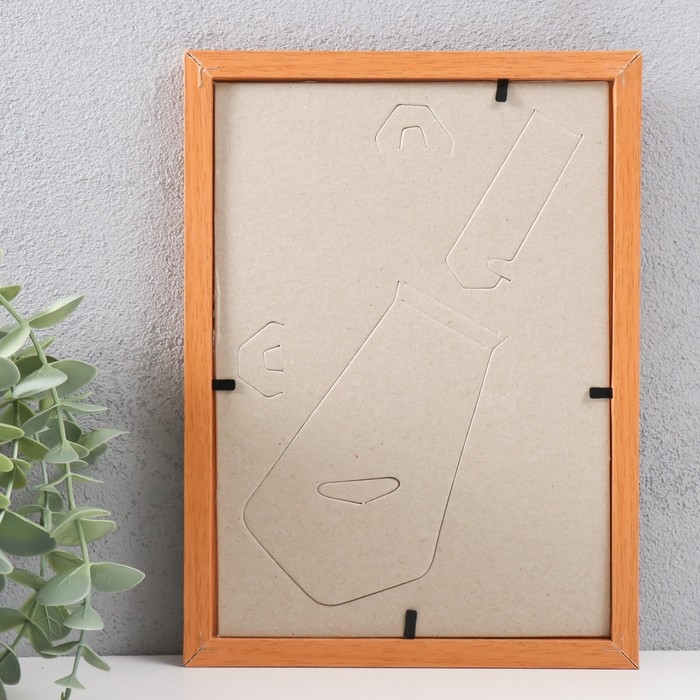 Фоторамка МДФ 15х21 см, №5 Фоторамка МДФ 15х21 см, №5 "Simple", миланский орех, (пластиковый экран)