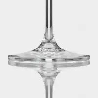 Бокалы для белого вина CRYSTAL BOHEMIA CREX OPTIC, 480 мл, набор 2 шт., стекло, прозрачные