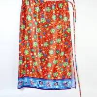 Карнавальная юбка "Марья Кудесница" цвет красный