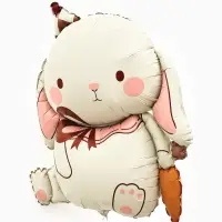 Воздушный шар фольгированный 35" &laquo;Кролик&raquo;