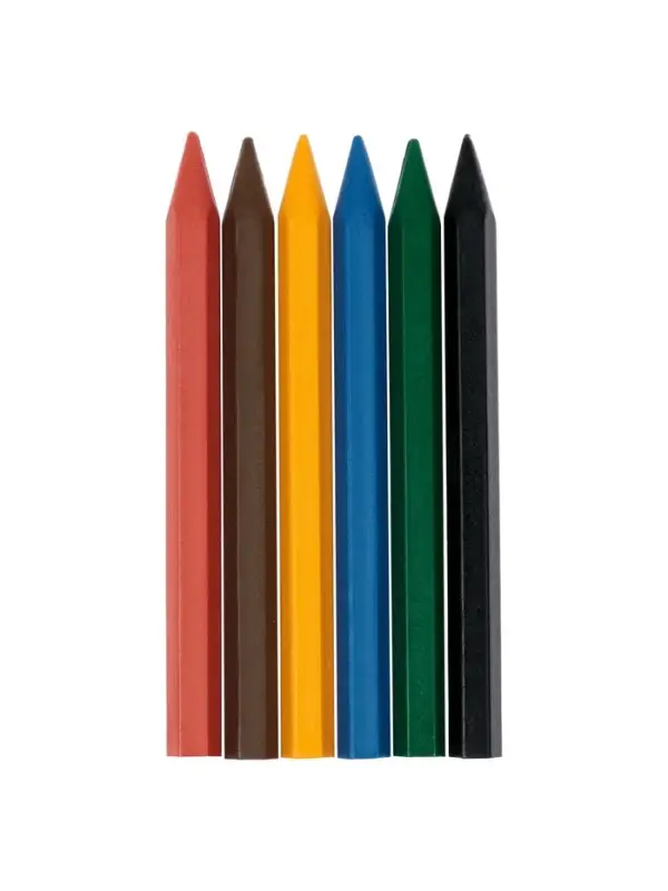Мелки восковые, 6 цветов, &laquo;Луч&raquo;, шестигранные