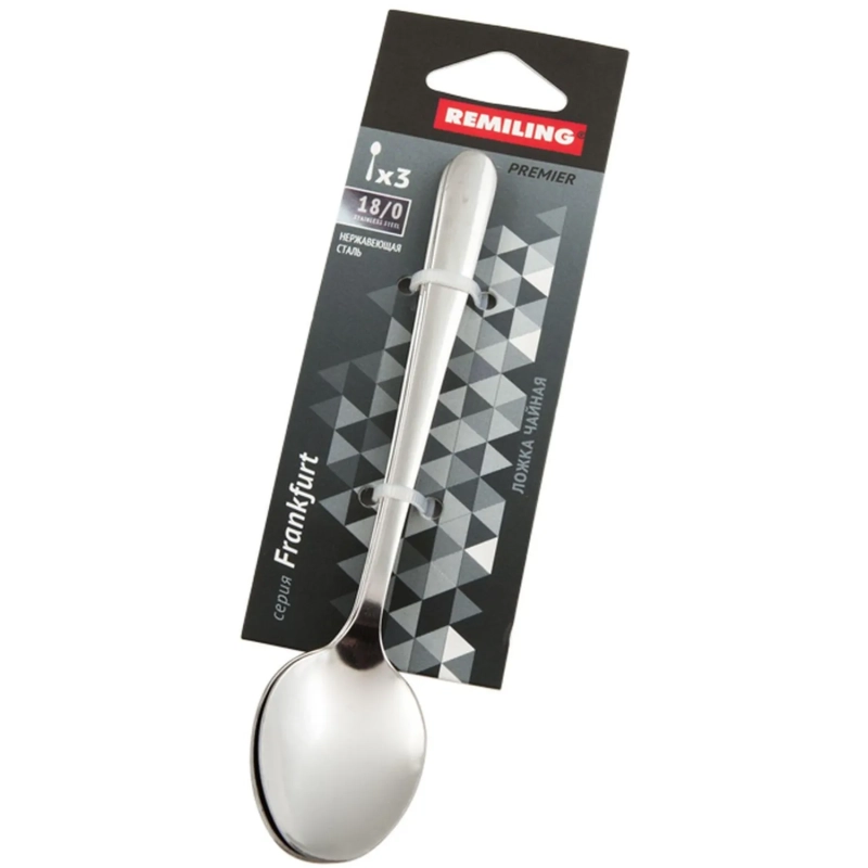 Ложка чайная&nbsp;Remiling 14,7см нерж. сталь&nbsp;3шт/уп (63571)